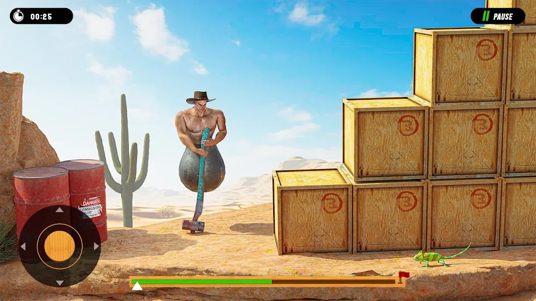 Hammer Climber Man: Pot Man 3D на Андроид — Бесконечные деньги — скриншот 2