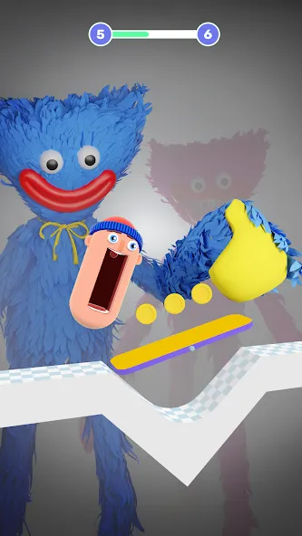 Взломанная Hopping Heads: Scream & Shout на Андроид — Много денег и без рекламы — скриншот 2