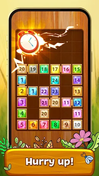 Merge Wood: Block Puzzle на Андроид — Много денег — скриншот 3