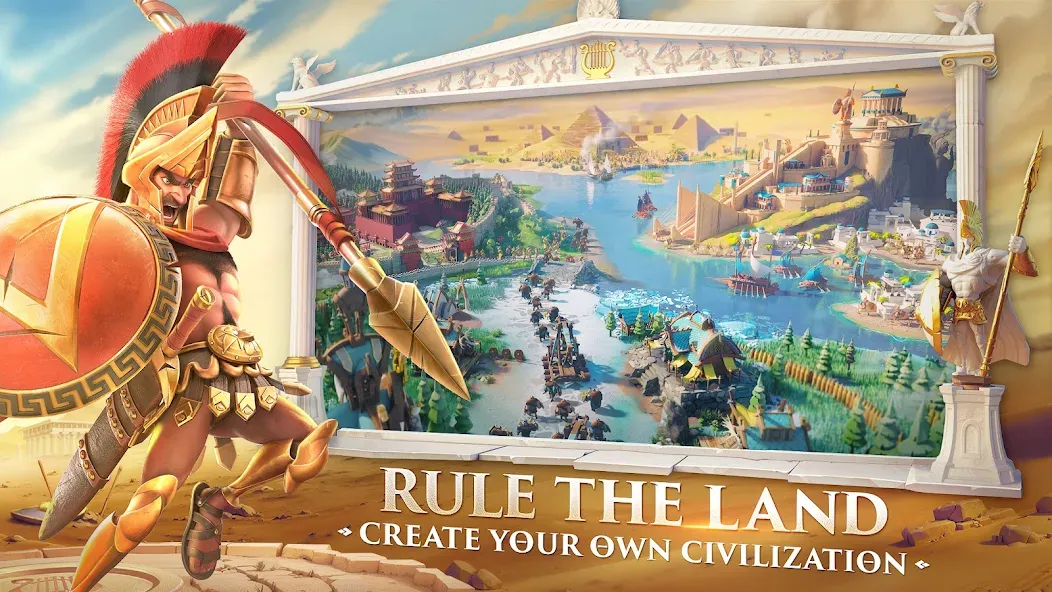 Rise of Kingdoms: Lost Crusade MOD APK — Много денег и ресурсов — скриншот 3