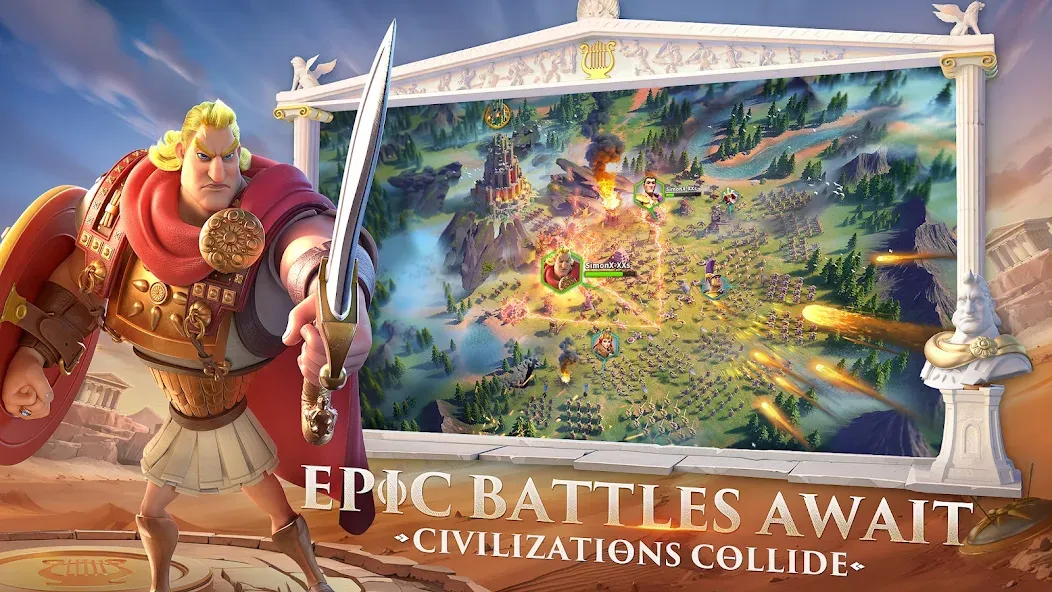 Rise of Kingdoms: Lost Crusade MOD APK — Много денег и ресурсов — скриншот 4