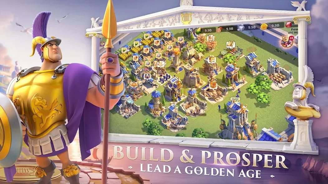 Rise of Kingdoms: Lost Crusade MOD APK — Много денег и ресурсов — скриншот 5