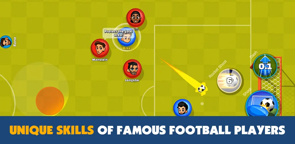 Скачать Super Soccer 3v3 (Online) (Мод: Много денег) на Андроид — скриншот 1