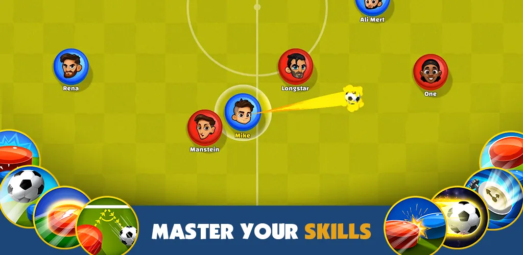Скачать Super Soccer 3v3 (Online) (Мод: Много денег) на Андроид — скриншот 2