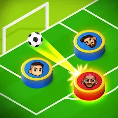 Скачать Super Soccer 3v3 (Online) (Мод: Много денег) на Андроид