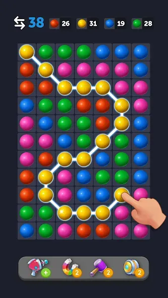 Скачать Bubble Link - Connect & Match — Много денег — скриншот 1