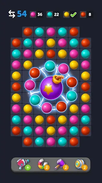 Скачать Bubble Link - Connect & Match — Много денег — скриншот 2