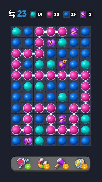 Скачать Bubble Link - Connect & Match — Много денег — скриншот 3