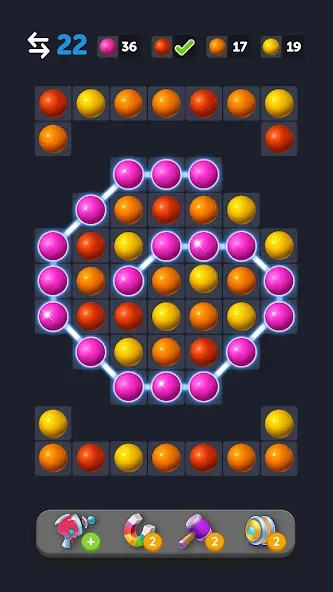 Скачать Bubble Link - Connect & Match — Много денег — скриншот 5