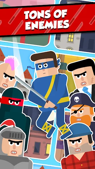 Скачать Mr Ninja - Slicey Puzzles — Много денег и без рекламы — скриншот 3