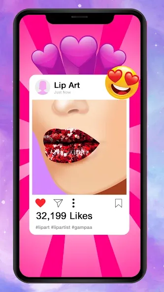 Скачать взлом Lip Art Makeup Beauty Game на Андроид — Все разблокировано — скриншот 2 Скачать взлом Lip Art Makeup Beauty Game на Андроид — Все разблокировано — скриншот 2
