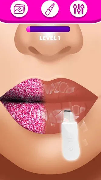 Скачать взлом Lip Art Makeup Beauty Game на Андроид — Все разблокировано — скриншот 5