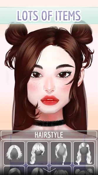 Скачать Avatar Character: Girl Creator — Модификация Все открыто — скриншот 3