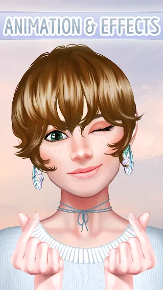 Скачать Avatar Character: Girl Creator — Модификация Все открыто — скриншот 4