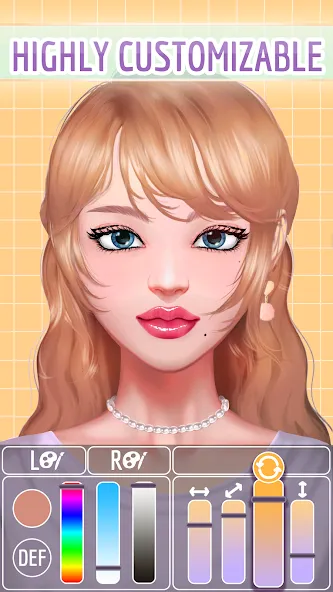 Скачать Avatar Character: Girl Creator — Модификация Все открыто — скриншот 5