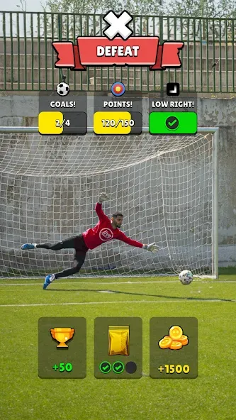 Скачать Live Penalty на Android — Много денег — скриншот 2