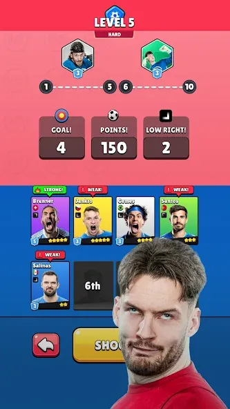 Скачать Live Penalty на Android — Много денег — скриншот 3