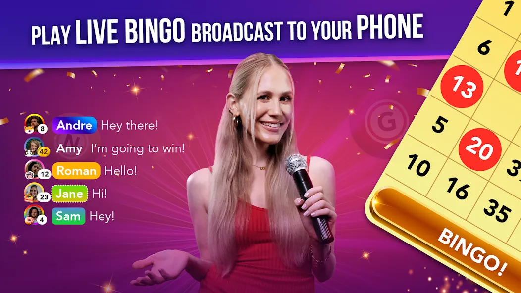 Скачать взлом Live Play Bingo: Real Hosts на Андроид — Много денег — скриншот 1 Скачать взлом Live Play Bingo: Real Hosts на Андроид — Много денег — скриншот 1