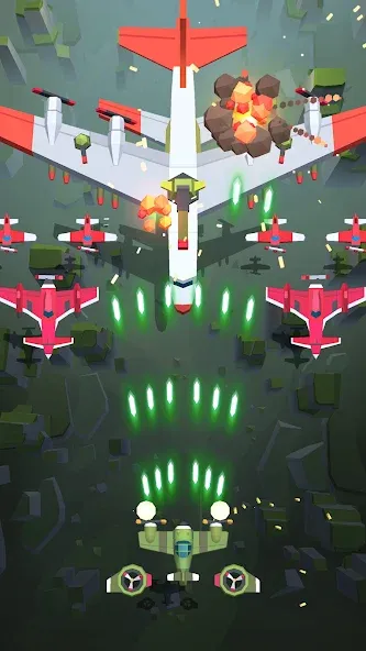 Скачать Burning Sky: Aircraft Combat — Последняя версия (Много денег и бессмертие) — скриншот 2 Скачать Burning Sky: Aircraft Combat — Последняя версия (Много денег и бессмертие) — скриншот 2
