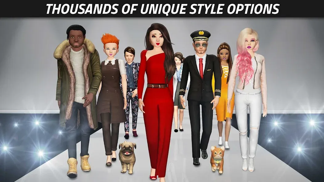 Взломанная Avakin Life - 3D Virtual World на Андроид — Много денег и все открыто — скриншот 5