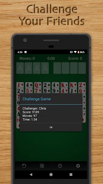 Скачать взлом FreeCell Solitaire Classic на Андроид — Отключена реклама — скриншот 4