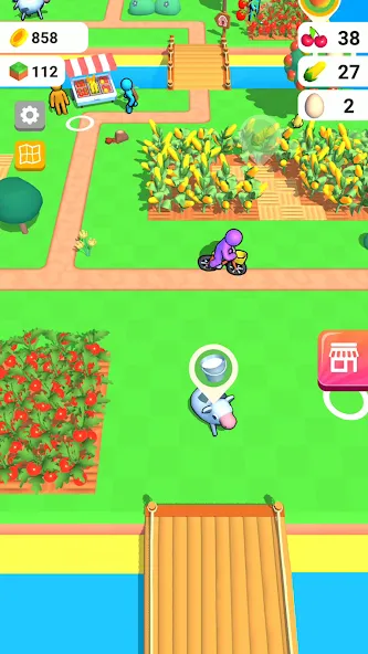 Скачать Farm Land - Farming life game (Мод: Много денег) на Андроид — скриншот 4