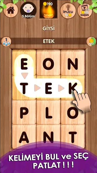 Düşen! Kelime Oyunu Mod APK Все уровни открыты — Скачать на Андроид — скриншот 1