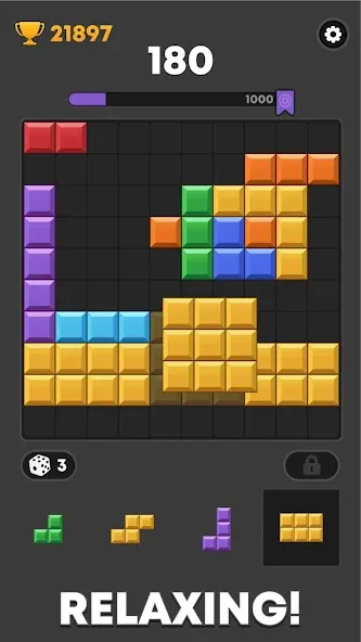 Скачать Block Mania - Block Puzzle (Мод: Все разблокировано) на Андроид — скриншот 1