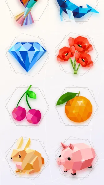 Скачать Love Poly: Puzzle Jigsaw на телефон — Все уровни открыты и без рекламы — скриншот 1