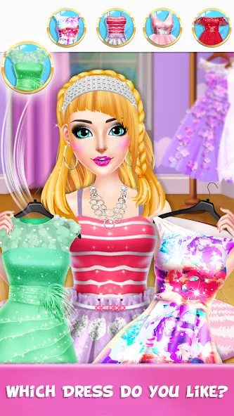 Braided Hair Salon Girls Games — Взломанная версия (Все открыто) — скриншот 5