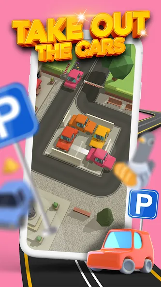 Parking Jam 3D — Взломанная версия (Много денег и без рекламы) — скриншот 1