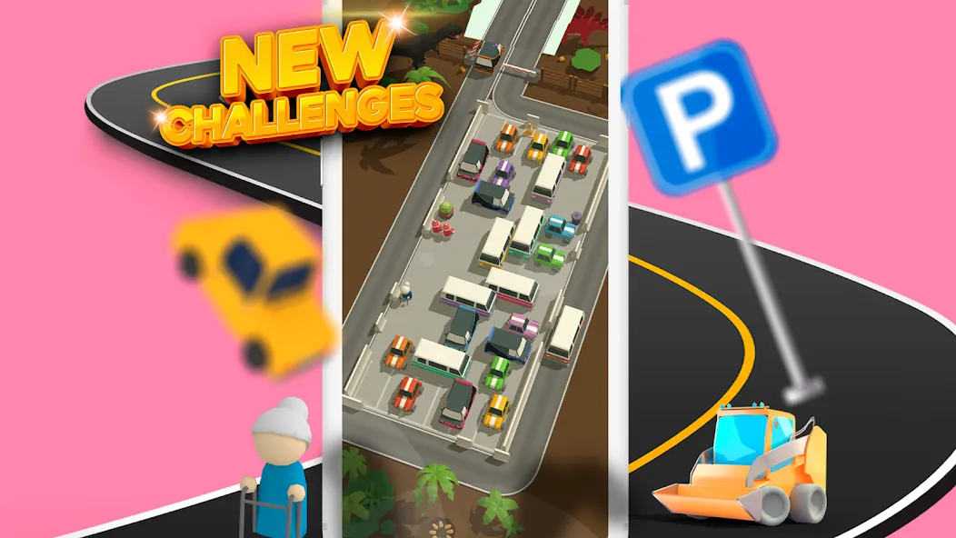 Parking Jam 3D — Взломанная версия (Много денег и без рекламы) — скриншот 4
