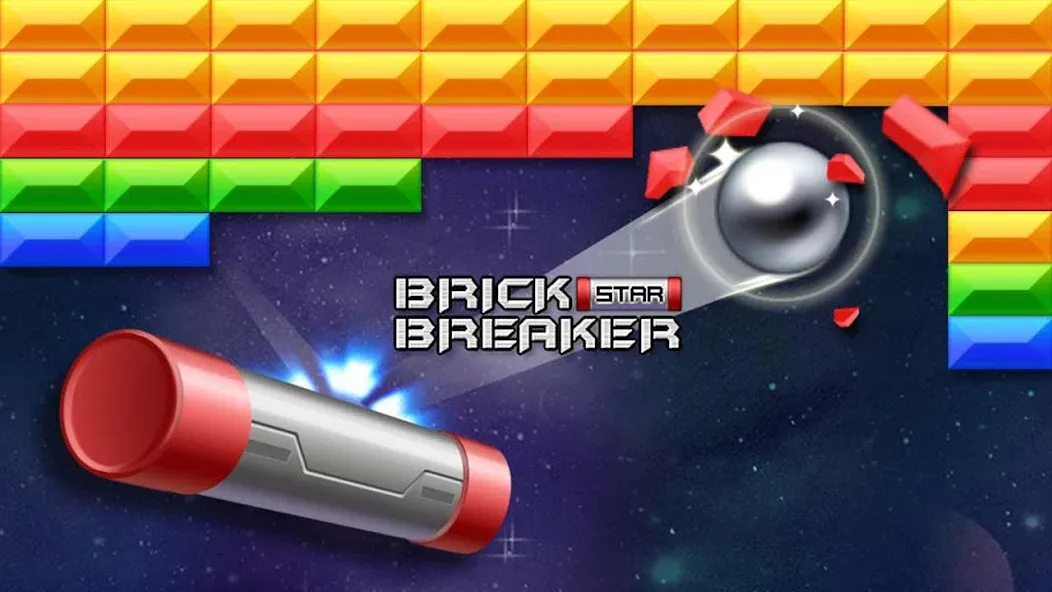 Взломанная Brick Breaker Star: Space King на Андроид — Много денег — скриншот 2
