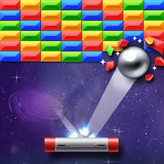 Взломанная Brick Breaker Star: Space King на Андроид — Много денег