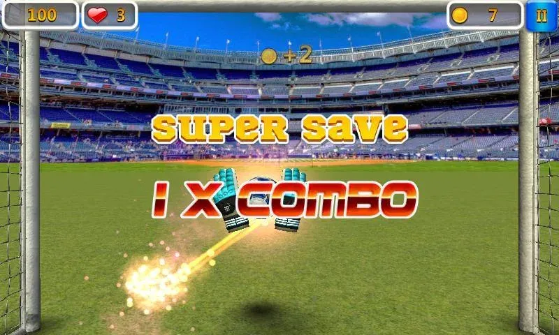 Скачать Super Goalkeeper - Soccer Game с модом — Много денег — скриншот 1
