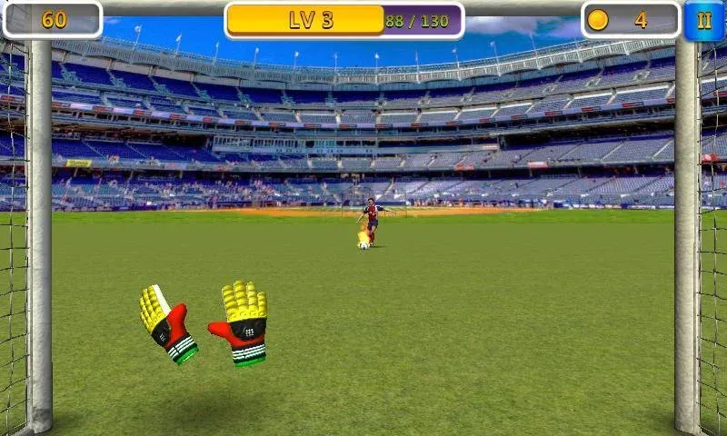 Скачать Super Goalkeeper - Soccer Game с модом — Много денег — скриншот 4
