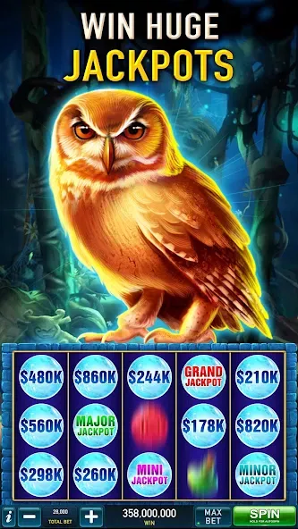 Скачать Slots Cash:Vegas Slot Machines MOD APK — Много денег — скриншот 2