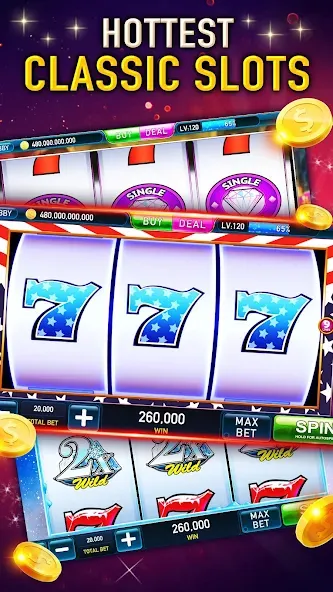 Скачать Slots Cash:Vegas Slot Machines MOD APK — Много денег — скриншот 4