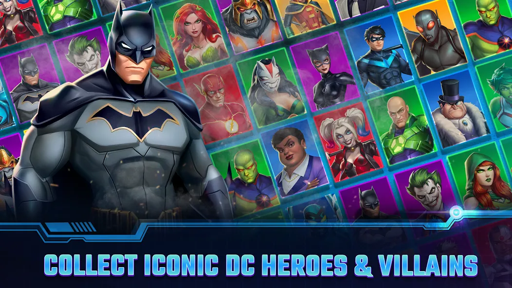 DC Heroes & Villains: Match 3 — Взломанная версия (Много денег) — скриншот 1 DC Heroes & Villains: Match 3 — Взломанная версия (Много денег) — скриншот 1