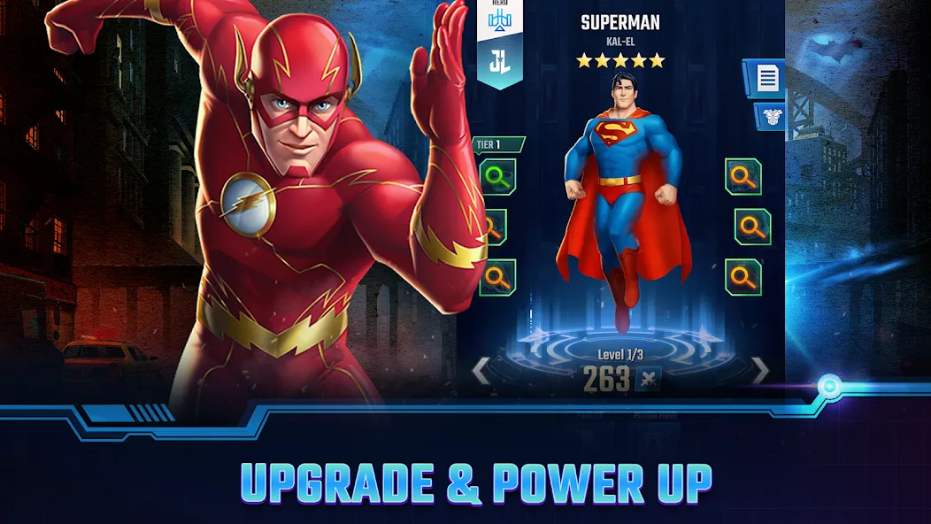 DC Heroes & Villains: Match 3 — Взломанная версия (Много денег) — скриншот 5