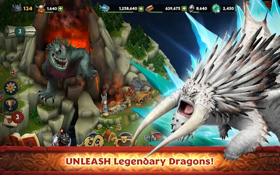 Dragons: Rise of Berk MOD — Много денег и рун на Андроид — скриншот 5