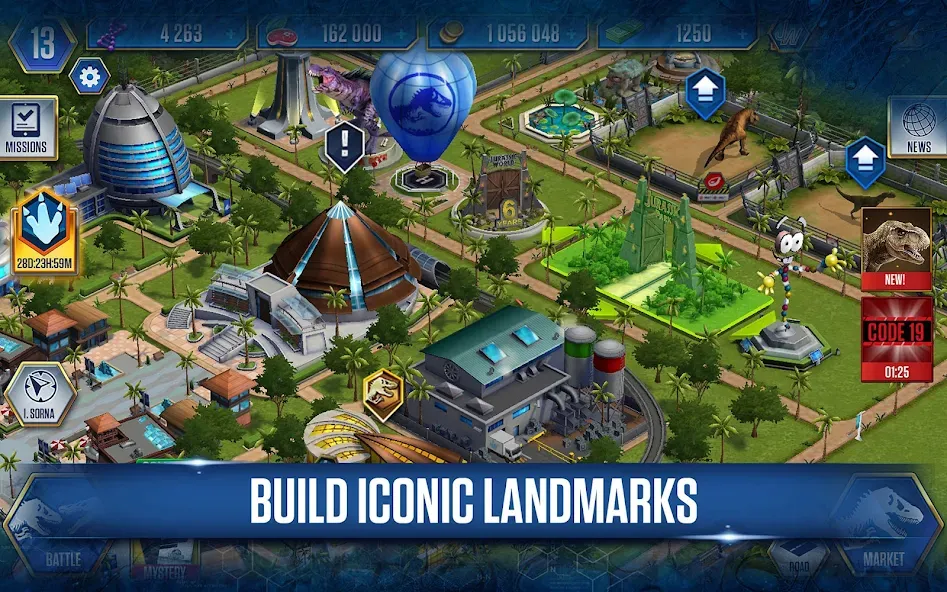 Скачать Jurassic World™: The Game с модом — Много денег и безлимитные ресурсы — скриншот 2