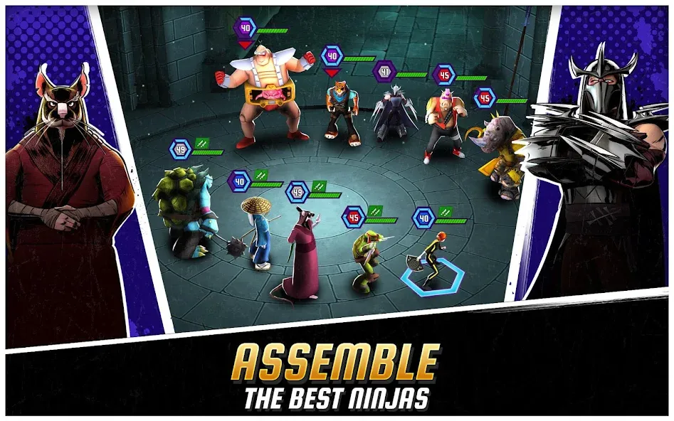 Ninja Turtles: Legends — Взломанная версия (Много денег и безлимитная энергия) — скриншот 1
