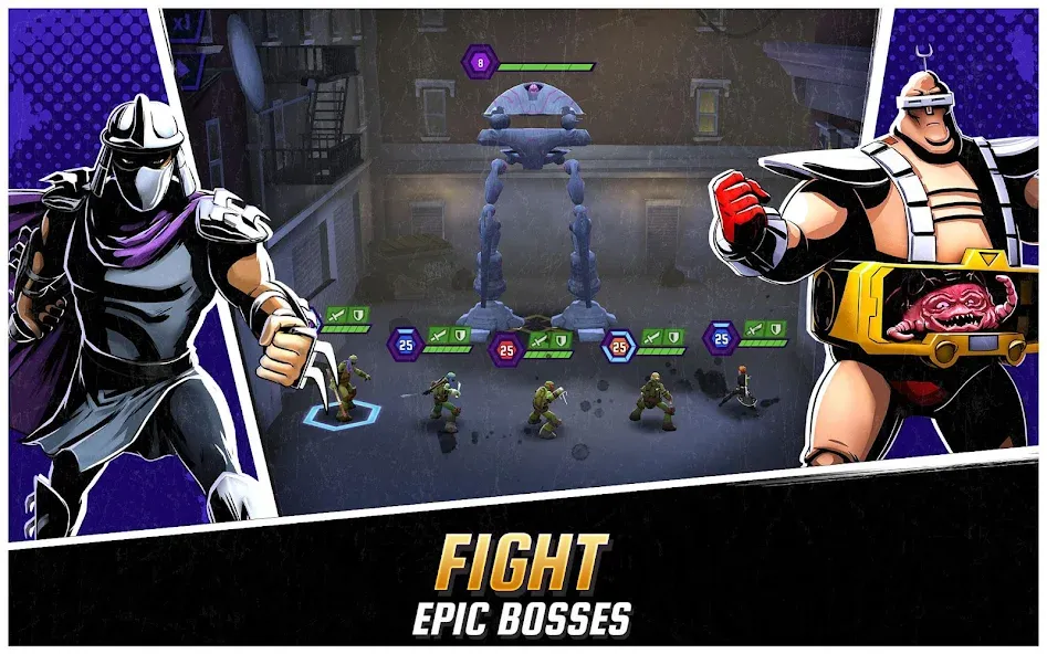 Ninja Turtles: Legends — Взломанная версия (Много денег и безлимитная энергия) — скриншот 2