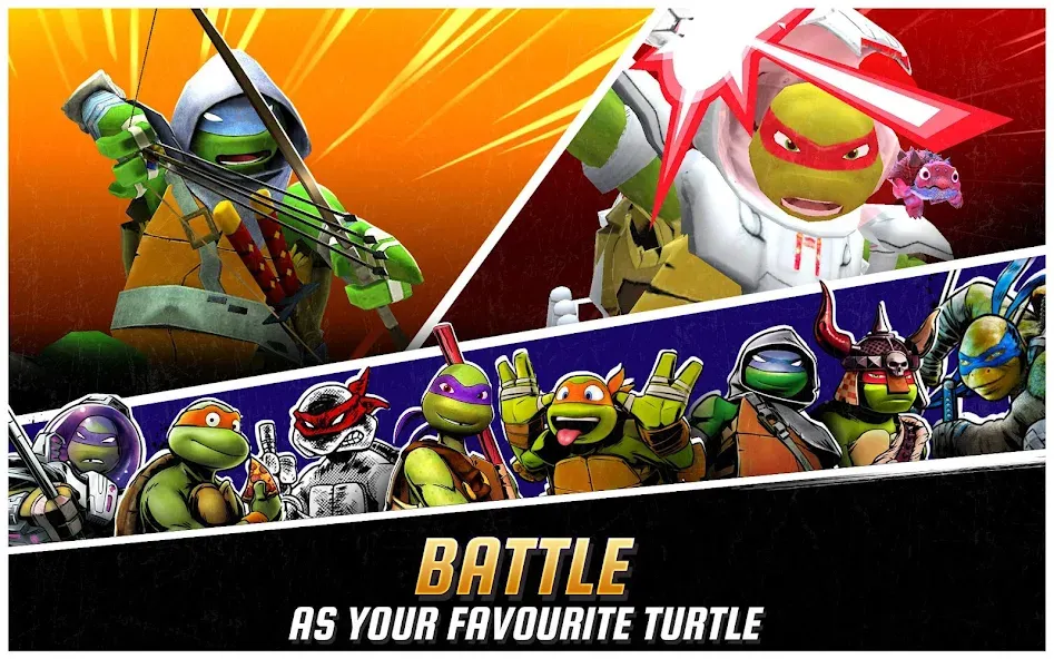 Ninja Turtles: Legends — Взломанная версия (Много денег и безлимитная энергия) — скриншот 5