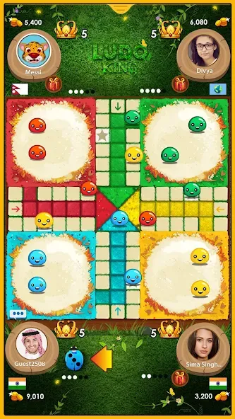 Скачать взломанную Ludo King — Много денег и все кубики разблокированы — скриншот 2