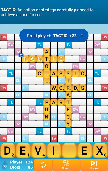 Classic Words Solo MOD APK на Android — Все словари разблокированы — скриншот 1 Classic Words Solo MOD APK на Android — Все словари разблокированы — скриншот 1