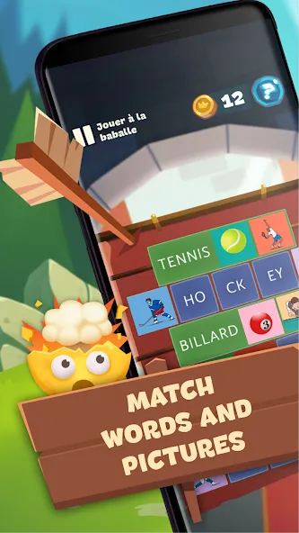 Скачать Word Logic - Brain Game Puzzle (Мод: Много денег и подсказок) на Андроид — скриншот 2