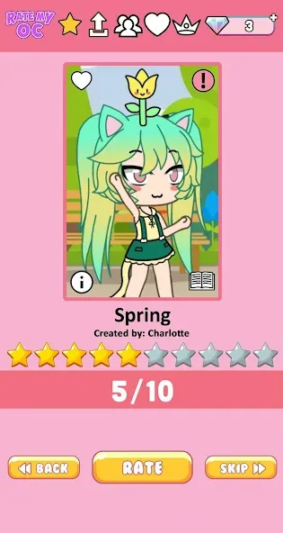 Rate My OC MOD APK на Android — Все разблокировано — скриншот 3