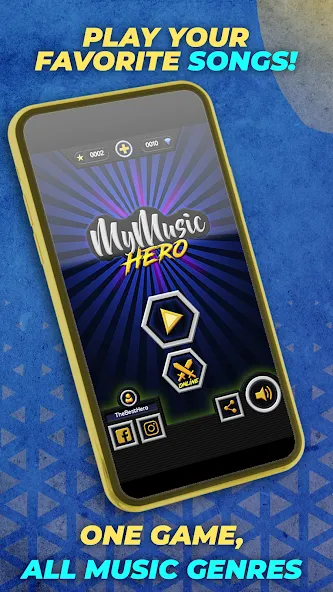 Скачать Guitar Hero Mobile: Music Game — Модификация Все песни разблокированы — скриншот 1 Скачать Guitar Hero Mobile: Music Game — Модификация Все песни разблокированы — скриншот 1
